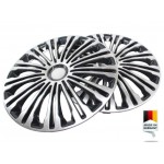 Декоративни тасове PETEX 15" Volante black/silver, 4 броя - 5