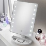 Голямо сензорно огледало с LED светлини и тъч бутон Large Led Mirror - 3