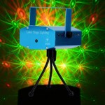 Дискотечен лазер със светлинни ефекти, реагиращи на баса - 7