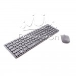 Комплект супер тънка 2.4GHz безжична клавиатура + безжична мишка Utra-Thin Fashion - 1