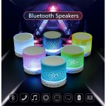 Mini Bluetooth Speaker с LED светлини, MP3 плейър, стерео саунд, DC5V/ AUX, TF карта, USB - 12