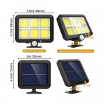 Външна соларна LED система със сензор за движение и дистанционно - 4