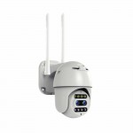 Външна водоустойчива Wi-Fi / IP smart камера CF26-37SM400-PL FULL HD 1080p с два обектива и две антени - 2