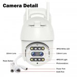 Външна водоустойчива Wi-Fi / IP smart камера CF26-37SM400-PL FULL HD 1080p с два обектива и две антени - 4
