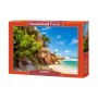 Пъзел Castorland от 2000 части - Райският плаж, Сейшели - 1