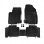 Гумени стелки Rezaw-Plast за Lexus NX 2014 => 3 части, Черни - 1