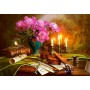 Пъзел Castorland от 1500 части - Натюрморт с цигулка и цветя - 2