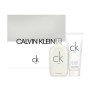 Calvin Klein CK One ( EDT 200ml + 200ml Body Lotion ) унисекс подаръчен комплект - 1