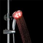Светеща душ слушалка с 3 LED светлини, светещи според температурата на водата - 6
