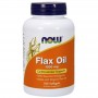 NOW Flax Oil Organic 1000mg, 100 softgels - 1