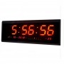 Голям дигитален часовник за стена TL-4819 показва дата, ден, секунди и е със сензор за температура - 3