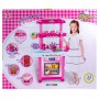 Голяма детска кухня със звук, светлина и течаща вода Happy Little Chef, розова - 2