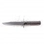 Военен нож с компас, кибрит и лепенка Hunting Knife Stainless  - 4