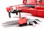 Комплект инструменти - гедоре с гаечени ключове 1/4" & 3/8" & 1/2" 121 части SRUNV SR-1003  - 4