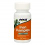 NOW Iron Complex (Комплекс желязо) 100 tabs - 1