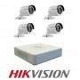 Комплект система за видеонаблюдение HIKVISION 4CH TURBO HD SET с 4 камери - 1