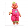 Мини кукла Бебе с розово боди с принт Костенурка - 2