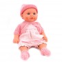 Мини кукла Бебе с плетена шапка и жилетка, Различни цветове - 2