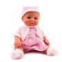 Мини кукла Бебе с плетена шапка и жилетка, Различни цветове - 3