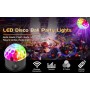 MP3 Музикална диско LED лампа с 9 цветни режима  - 4